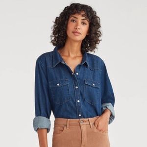 7 For All Mankind | Western Style Denim Shirt